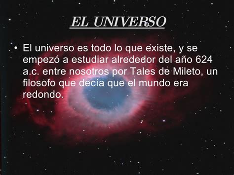 El Universo...