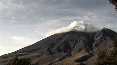 El volcán Popocatépetl, en México, se encuentra en proceso ...