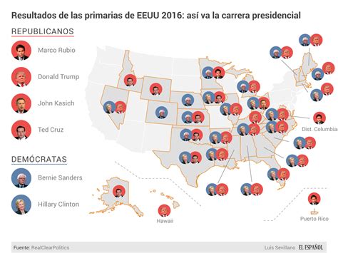 Elecciones de EEUU: mapa de los resultados de la carrera ...