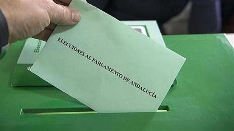 Elecciones en Andalucía 2018: ¿Hasta qué hora se podrá ...