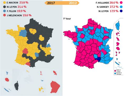 Elecciones Francia: El mapa de resultados de las ...