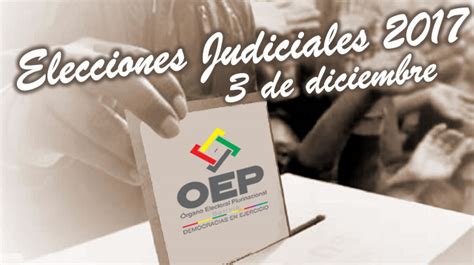 Elecciones Judiciales en Bolivia 2017