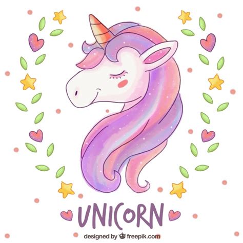 Elegant unicorn background Vector | Free Download