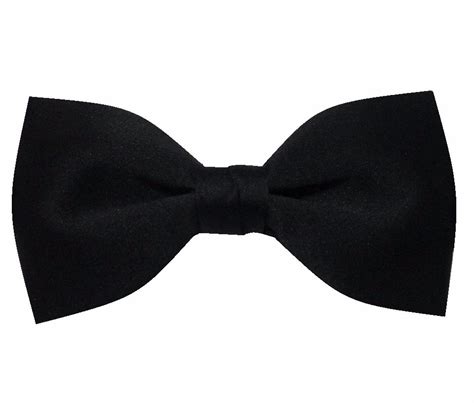 Elegante Corbata Moño Negro Clasico Ajustable Con Broche ...