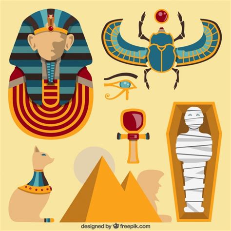 Elementos culturales Egipto | Descargar Vectores gratis