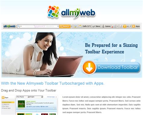 Eliminar AllMyWeb Toolbar de los navegadores