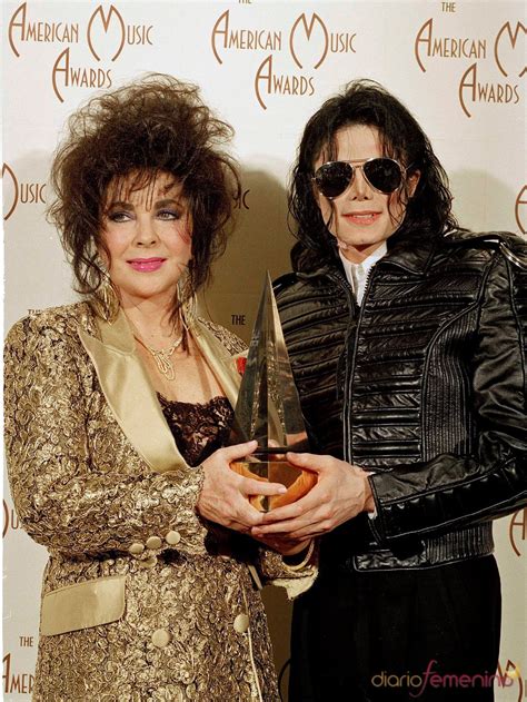 Elisabeth Taylor y Michael Jackson