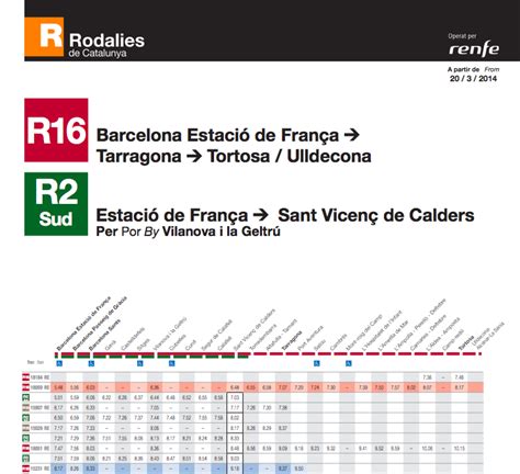 ELS NOUS HORARIS EN PDF | Plataforma Trens Dignes Terres ...