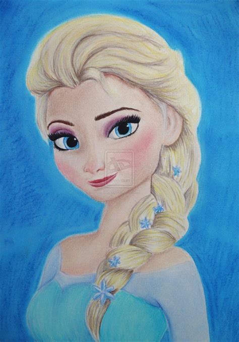 Elsa Frozen   pastel drawing | frozen | Pinterest | Pastel ...