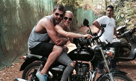 Elsa Pataky, a su marido Chris Hemsworth:  Tranqui, mi amor