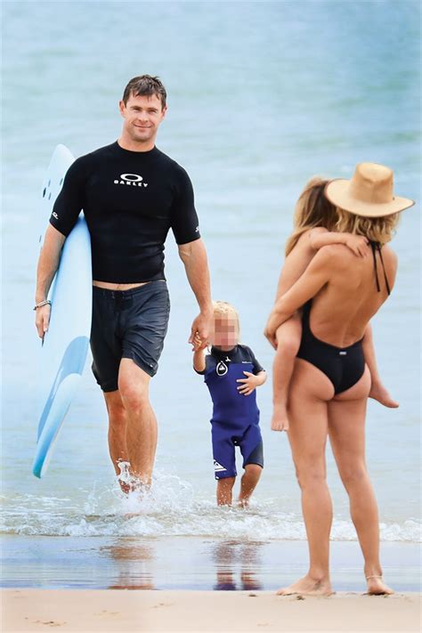 Elsa Pataky y Chris Hemsworth una pareja 10 en las playas ...