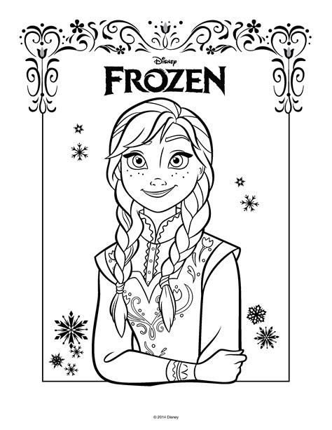 Elsa y Anna para colorear | Princesas Disney