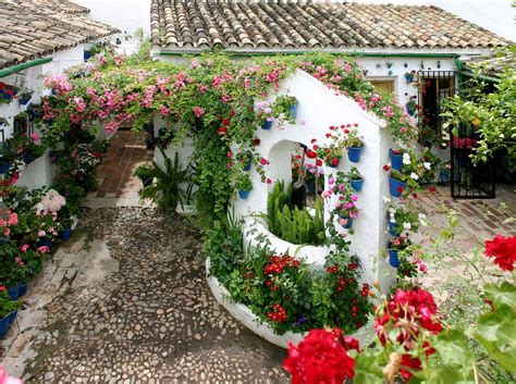 Em Córdoba, flores emolduram pátios para receber a primavera
