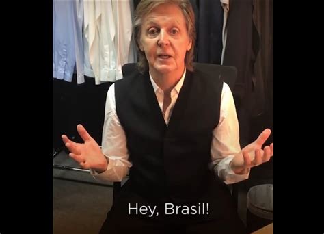 Em vídeo, Paul McCartney convida fãs para shows no Brasil