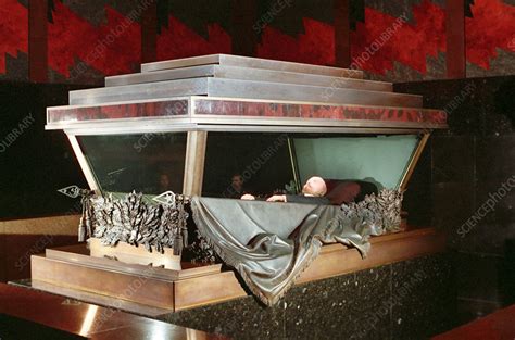 Embalmed body of Vladimir Lenin Stock Image C023/9990 ...