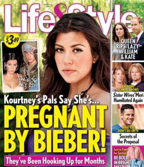¿Embarazada Kourtney Kardashian de Justin Bieber?