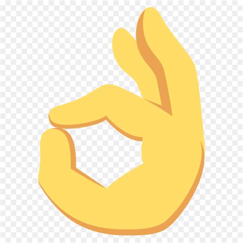 Emojipedia OK Hand Meaning   hand emoji png download ...