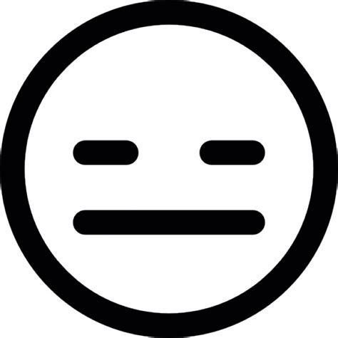Emoticon with sad face, IOS 7 interface symbol Icons ...