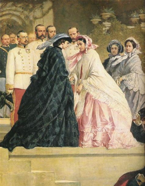 Empress of Mexico | Empress Sisi greeting Empress Carlota ...
