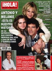 En ¡HOLA!: Antonio Banderas y Melanie Griffith posan, en ...