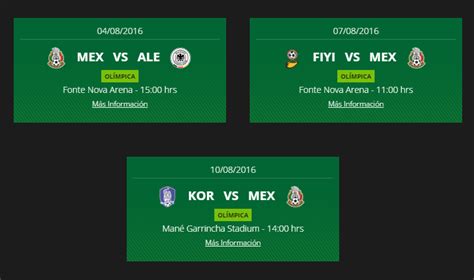 En vivo por internet el Mexico vs Alemania de juegos ...