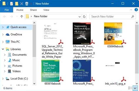 Enable Thumbnail Preview For PDF Files In Windows 10 File ...