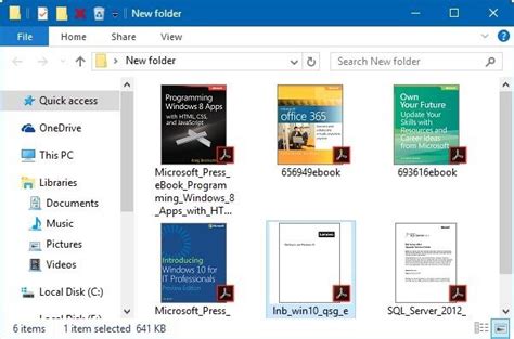 Enable Thumbnail Preview For PDF Files In Windows 10 File ...