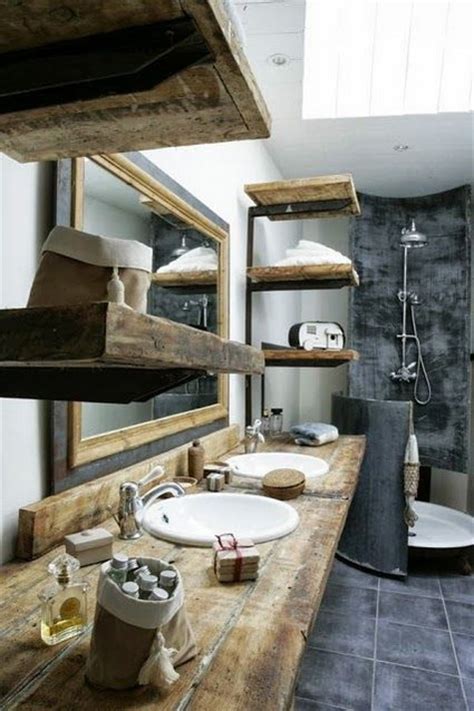 Encantadores baños rústicos   Decoración de Interiores y ...