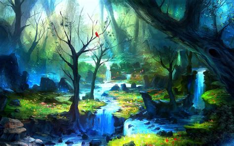 Enchanted Forest Wallpaper For Home Hd Mural Of Smartphone ...