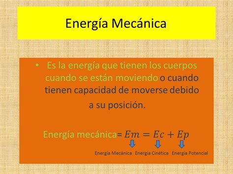 Energía Mecánica, Cinética, y Potencial   Ciencia y ...
