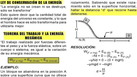 Energía Mecánica Potencial Cinética Fórmulas Explicaciones ...