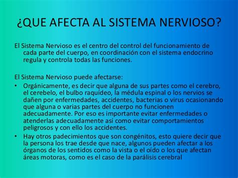 Enfermedades del sistema nervioso
