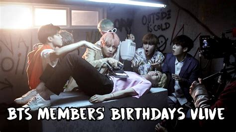 [ENG SUB] BTS Members  Birthdays Vlive  Links in ...