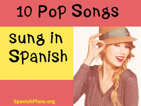 English Pop Music in Spanish | SpanishPlans.org