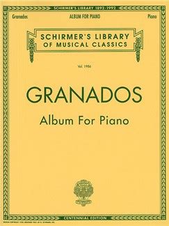 Enrique Granados: Album For Piano   Piano Partituras ...