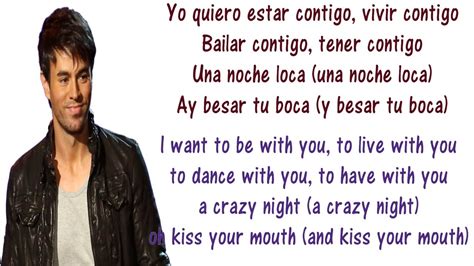 Enrique Iglesias   Bailando   Lyrics English and Spanish ...