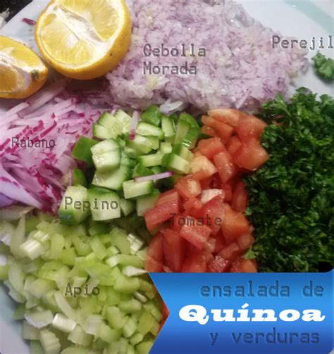 Ensalada de Quínoa y Verduras | Fácil   Rápida y Saludable ...