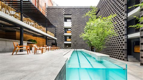 Enter The Industrial Hotel Carlota in Mexico City