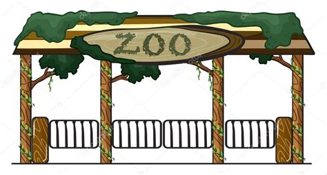 Entrada del zoológico — Vector de stock #16759739 ...