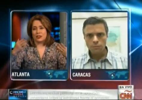 Entrevista de Leopoldo López en CNN en Español.   I Just ...