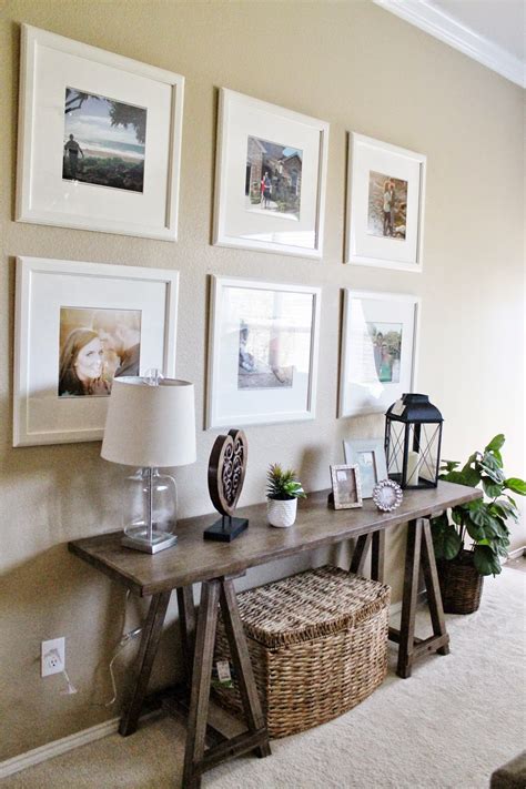 Entry way   Living Room Decor // Ikea Picture Frame ...