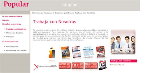 Enviar Curriculum a Banco Popular • 【Enviar Curriculum】