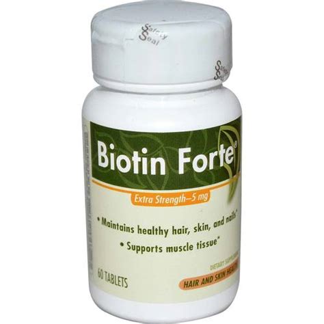 Enzymatic Therapy Biotin Forte   5 mg   60 Tablets ...