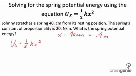 Equation Of Potential Energy   Tessshebaylo