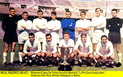 EQUIPOS DE FÚTBOL: REAL MADRID Campeón de Liga 1966 67