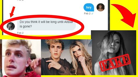 Erika Costell FORCED Jake Paul to break up with Alissa ...