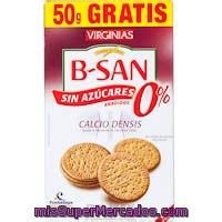 Eroski galleta b san soja sin azúcar virginias, caja 360 g