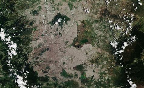 ESA difunde foto satelital de la ciudad de México