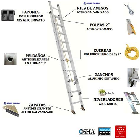 Escalera Extensión   Escaleras De Colombia