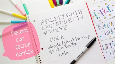 Escribe bonito con LETRAS DECORATIVAS 1// BigCrafts   YouTube